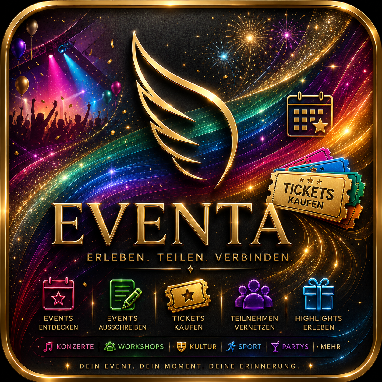 EVENTA – dein Eventkalender und Ticketstore